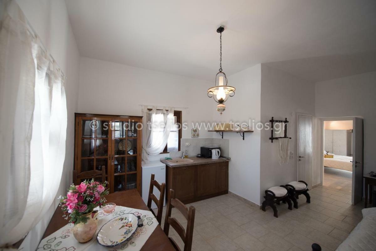 Charouda Stone Tower Apartment Pírgos Dhiroú Bagian luar foto